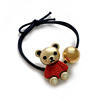 South Korean goods, elastic hair rope, hair accessory, with little bears, internet celebrity, Korean style, wholesale