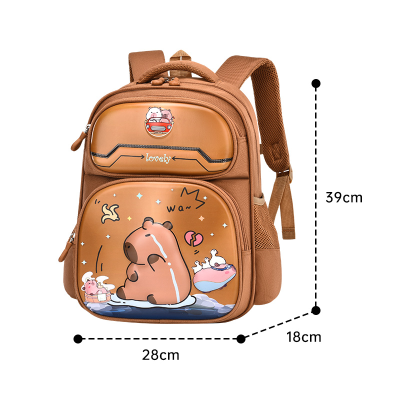 Mochila escolar para niños Rabubu, nueva niña, escuela primaria, dos, tres, cuatro y cinco años, dibujos animados, animación, reducción de la carga, mochila de protección de la columna