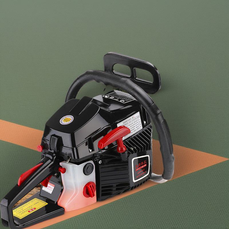 五羊伐王大功率油锯汽油锯家用伐木锯多功能便携式手提链锯砍树机