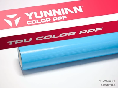 Auto Color Change Film — factory wholesale cross-border direct sales - tpu-sky-blue-suitable-for-both-wet-and-dry-use-15215m