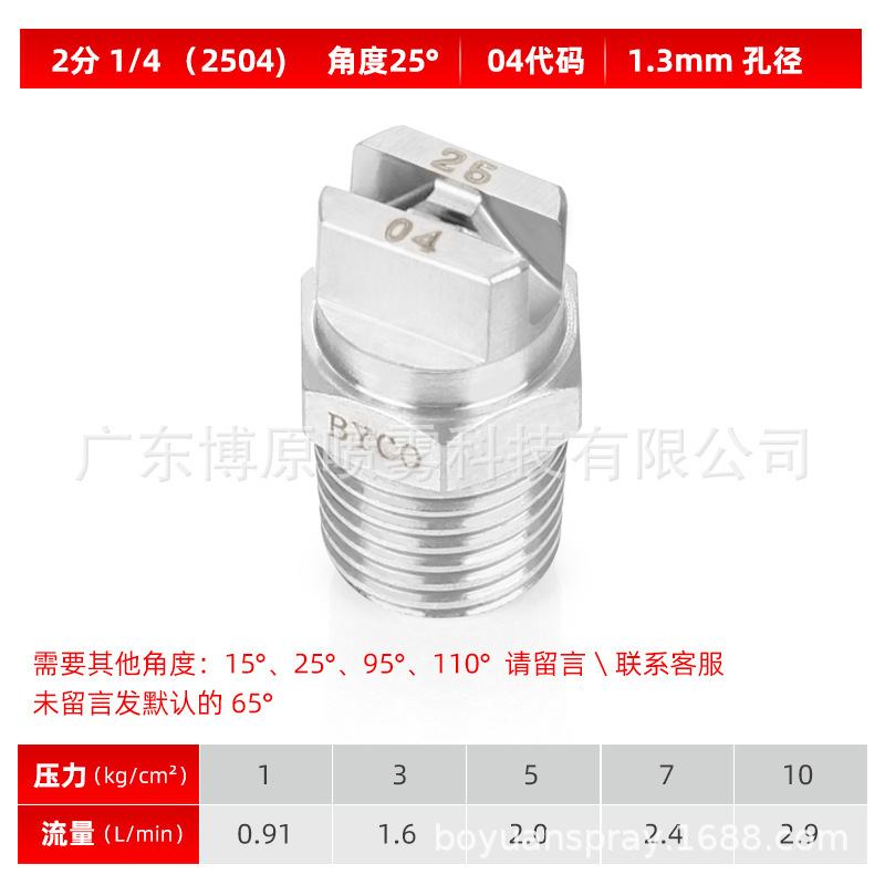 2 점 1/4(2504)25 도 04 코드 1.3mm 구멍