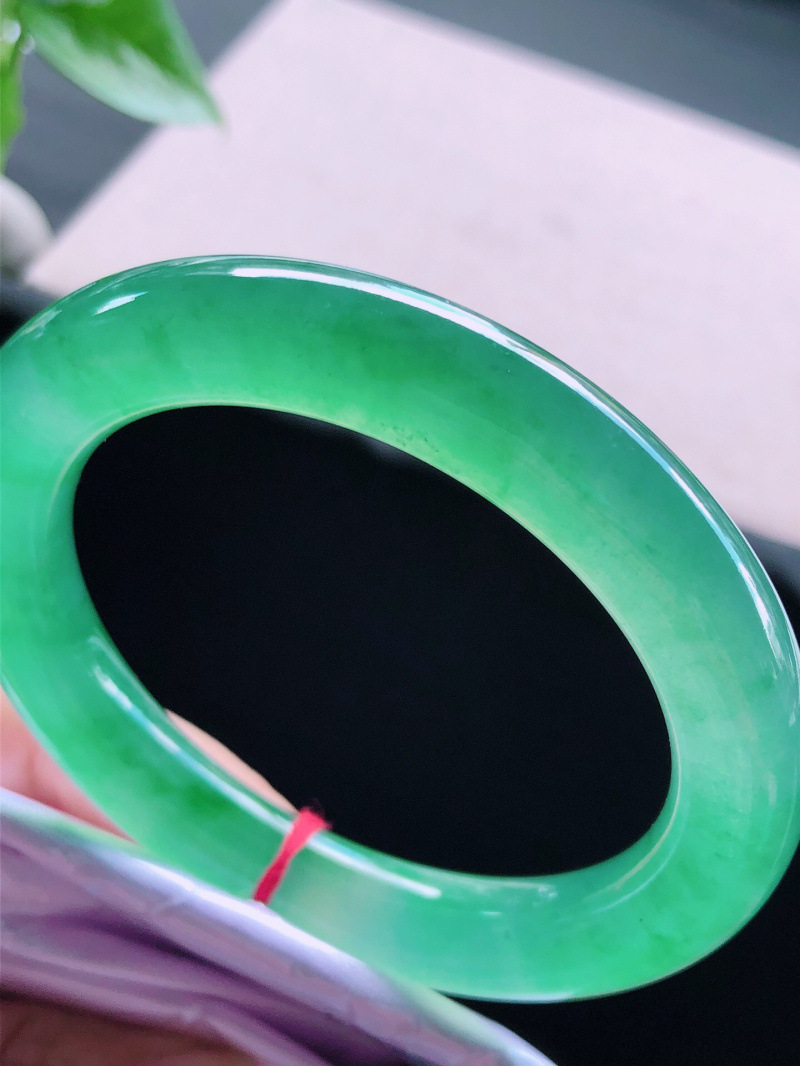 Natural Burmese Type A Jadeite Bracelet Jade Bangle_voghion.com