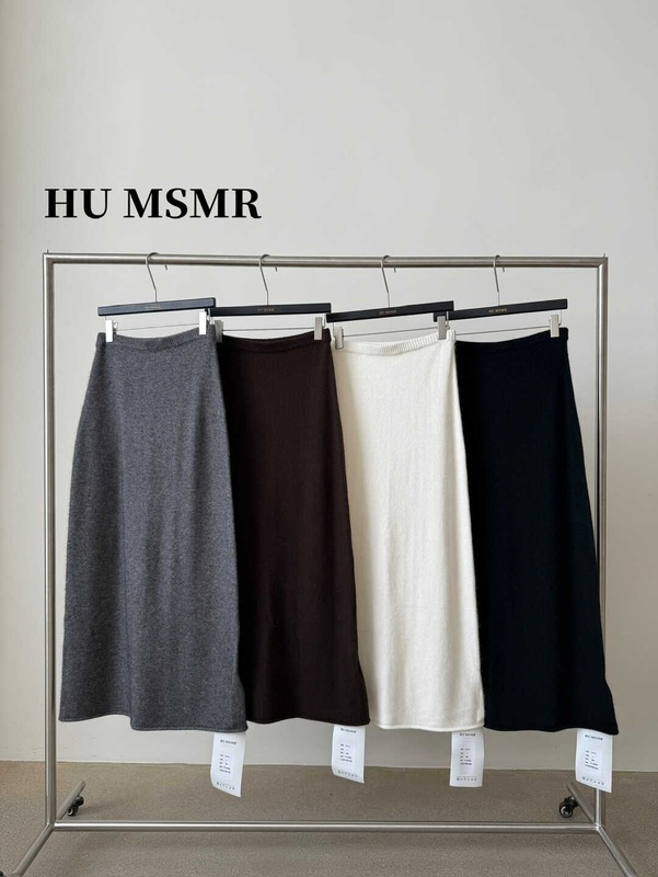 广州十三行HUMSMR秋上新高腰极简时尚百搭显瘦气质半身裙GM150|undefined