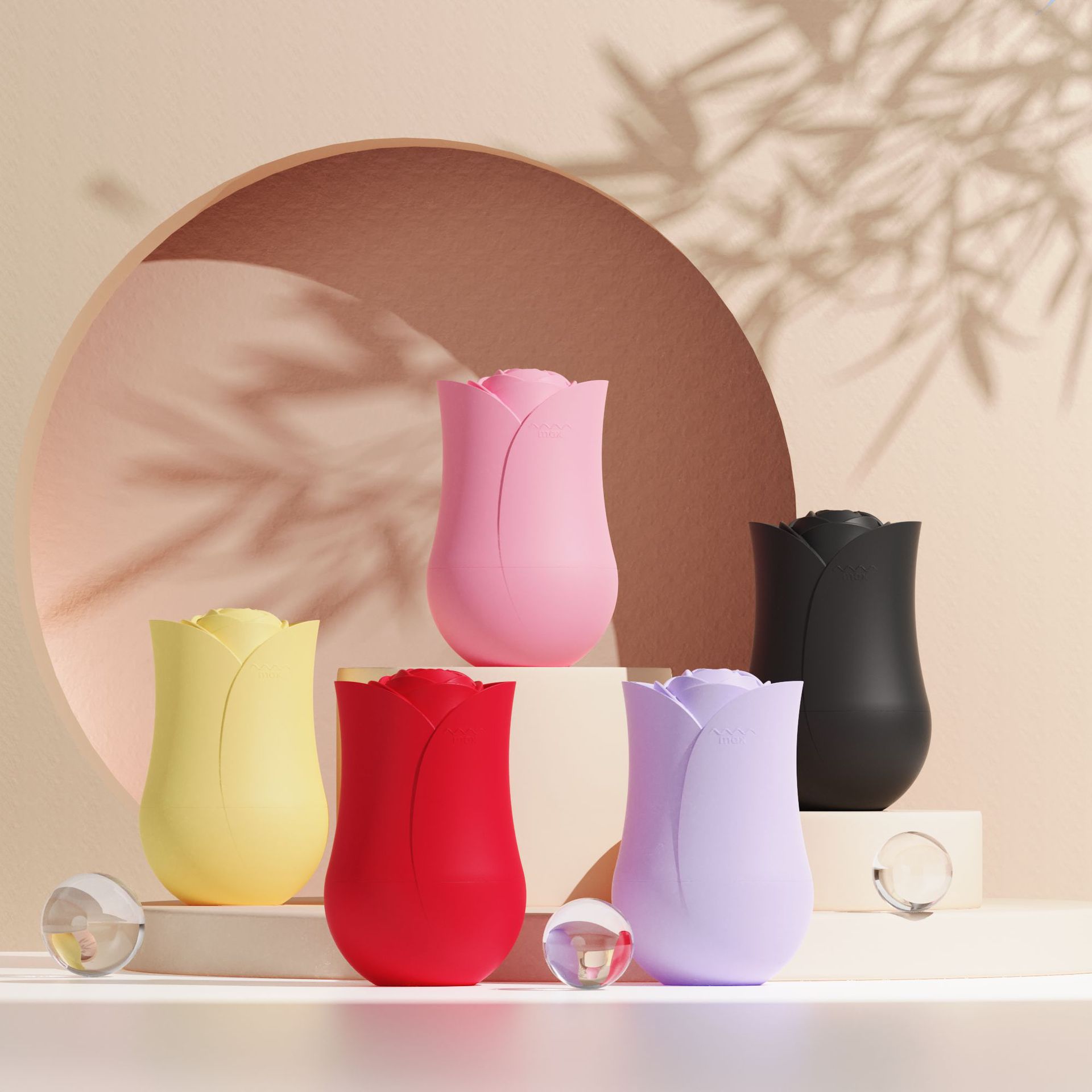 Nuevo producto transfronterizo, revestimiento facial de concha, rejilla de hielo, rodillo de hielo, cubo de Contour, maquillaje facial casero de compresa fría y caliente