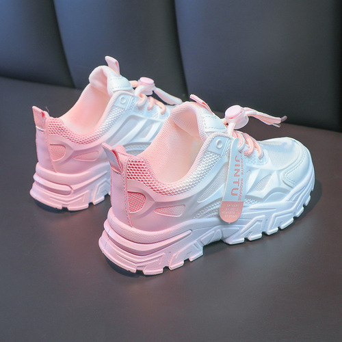 Children's sports shoes, new girls', uncles', breathable mesh, middle and large children's casual versatile boys' running shoes