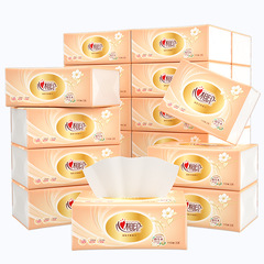 心相印抽紙家用實惠裝面巾紙餐巾紙衛生紙3層110抽1提8包DT24180