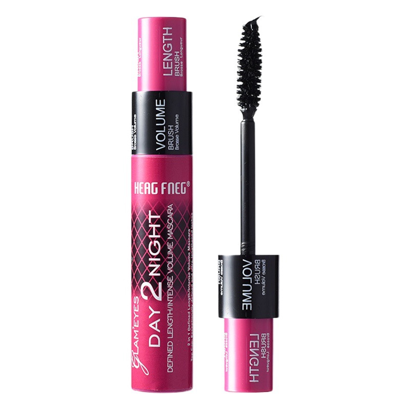 Cross-Border Hot-Selling Product Romantic Waterproof and Sweat-Proof Mascara, Thickening and Curling, with a Combination Brush Head for Makeup Application