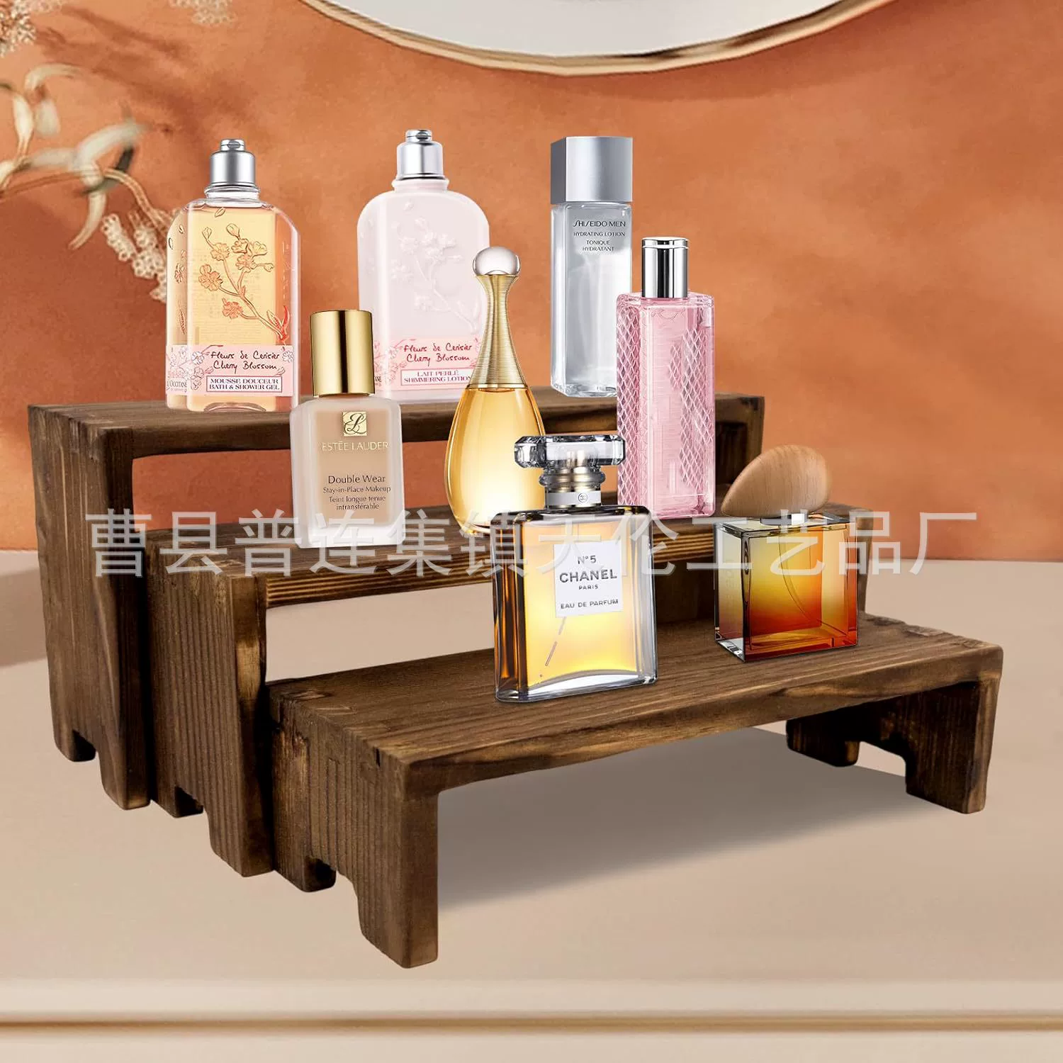 Трансграничная деревянная подставка для десерта, подставка для кексов, деревянная подставка для еды, десерта, подставка для хранения духов, декоративная подставка для дисплея