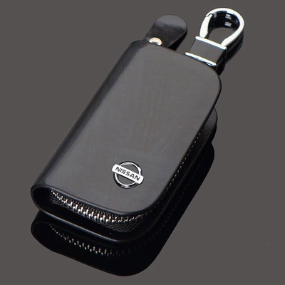 Car key bag | 【Direct from Manufacturer】Peach Wood Grain - nissan-wood-grain-black