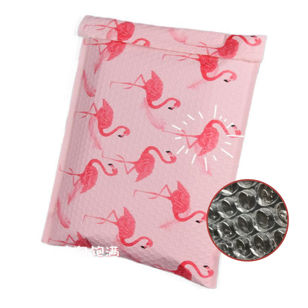 Bolsa de burbujas de película coextrudida personalizada pequeña impresión de logotipo de lotes bolsas de burbujas antichoque engrosado bolsa expreso personalizada