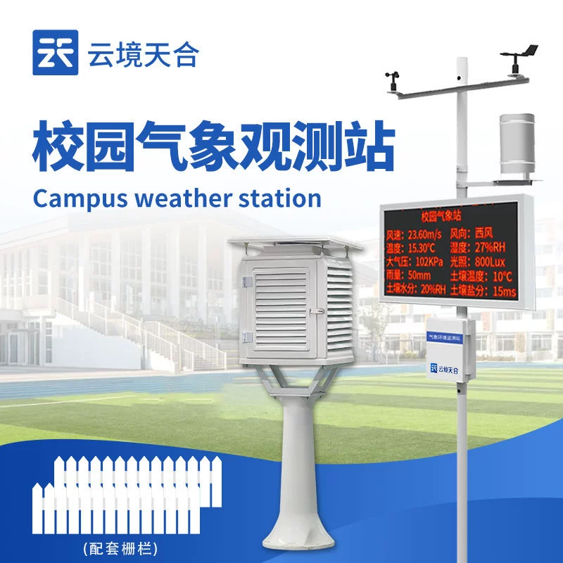 Школьная метеостанция, стандартное оборудование для автоматических метеостанций на кампусе, микрометеостанция для кампуса.