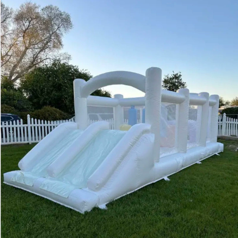 Сетка красный надувной свадебный прыгающий кровать Европейская и американская детская вечеринка