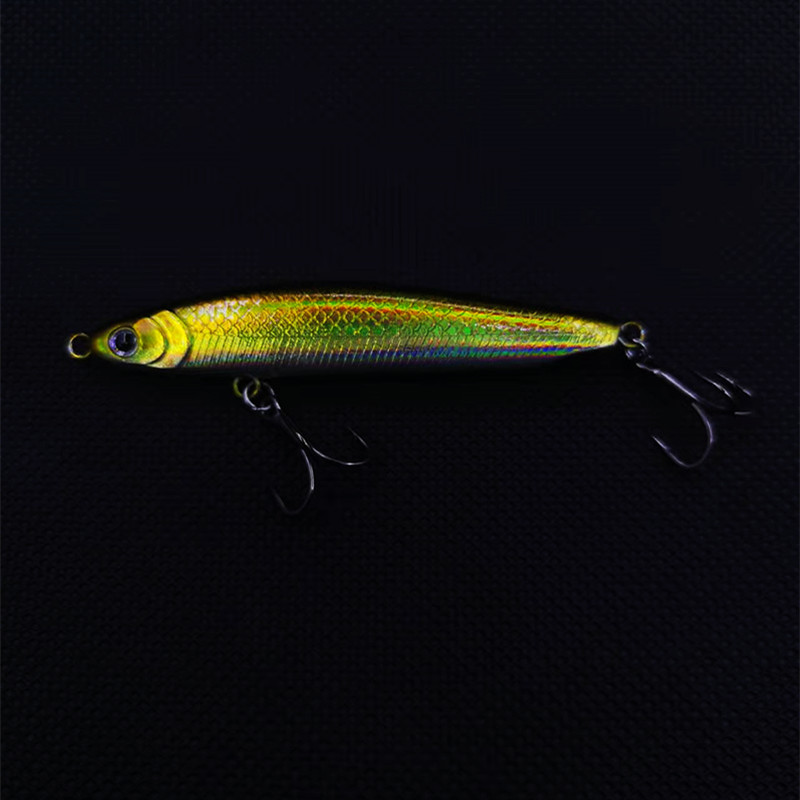 Shallow Diving Minnow Lures Sinking Hard Baits Fresh Water Bass Swimbait Tackle Gear