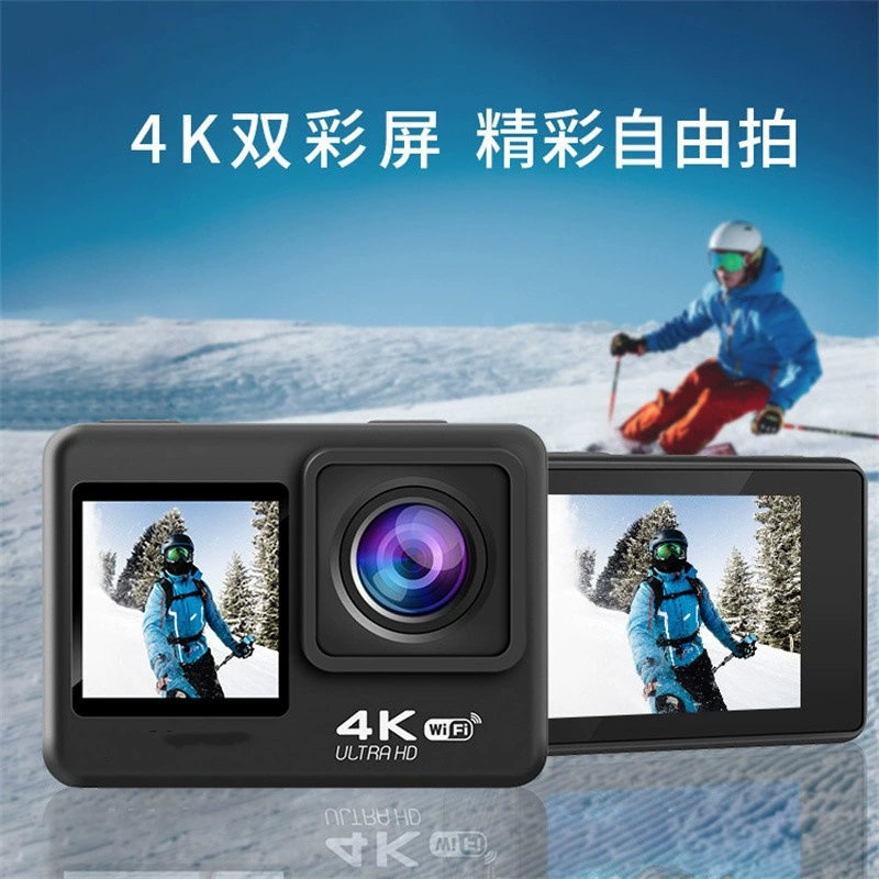Международный двухцветный экран спортивной камеры 4K60 кадр HD устойчивость к трясине водонепроницаемая дайверская камера WiFi камера оптовая