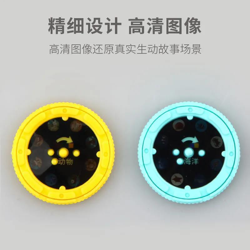 Animación de dibujos animados para niños proyección linterna mini proyección infantil juguetes de educación temprana juguetes de estandos juguetes regalos al por mayor transfronterizos