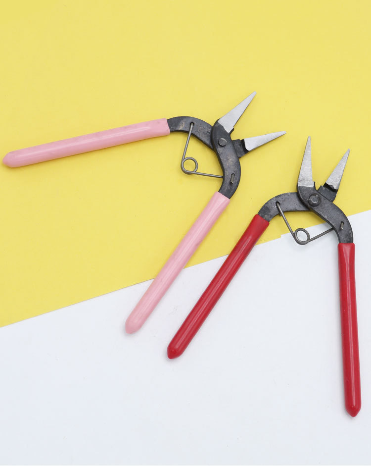 DIY-Handwerkswerkzeug: Multifunktionszange mit spitzer, zahnloser Flachzange zum Öffnen von Schmuckringen_voghion.com