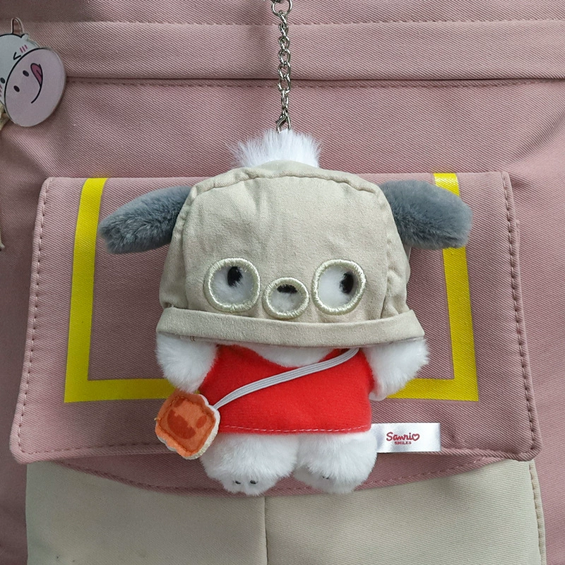 Hello kitty, cute ghost plush pendant, doll, keychain, halloween