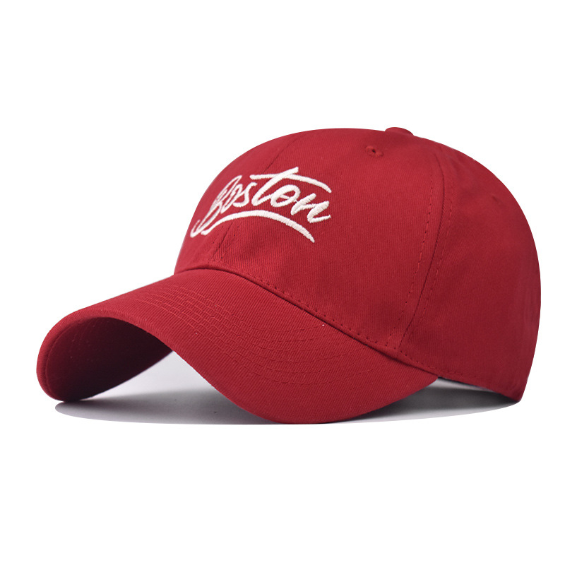 Nuevo algodón transfronterizo al aire libre bordado sombrero de béisbol para hombres y mujeres personalidad sombrero de boca de pato