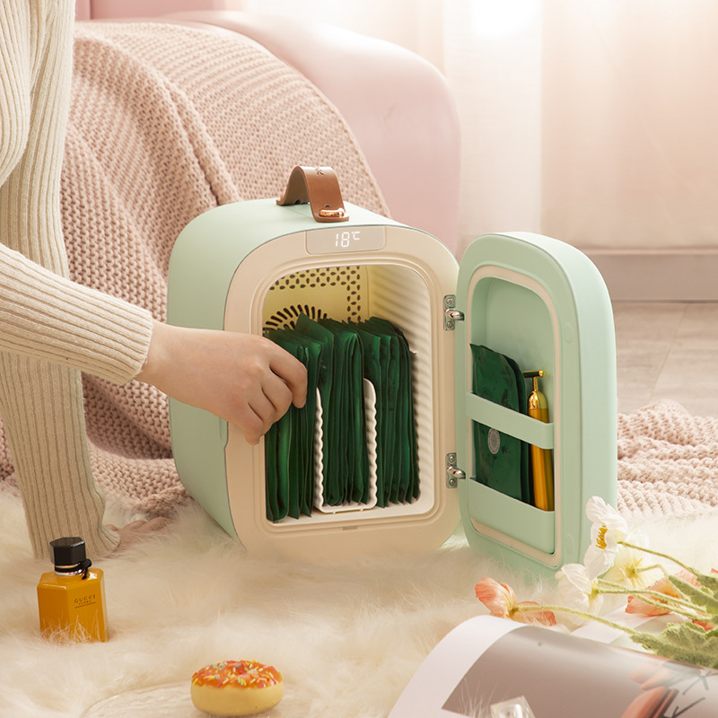 Refrigerador de cosméticos personalizado 5L máscara mini mini belleza doméstica refrigerador silencioso pequeño refrigerador conveniente