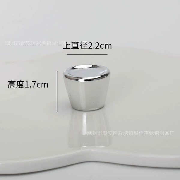 Pillar -shaped concave surface large -silver