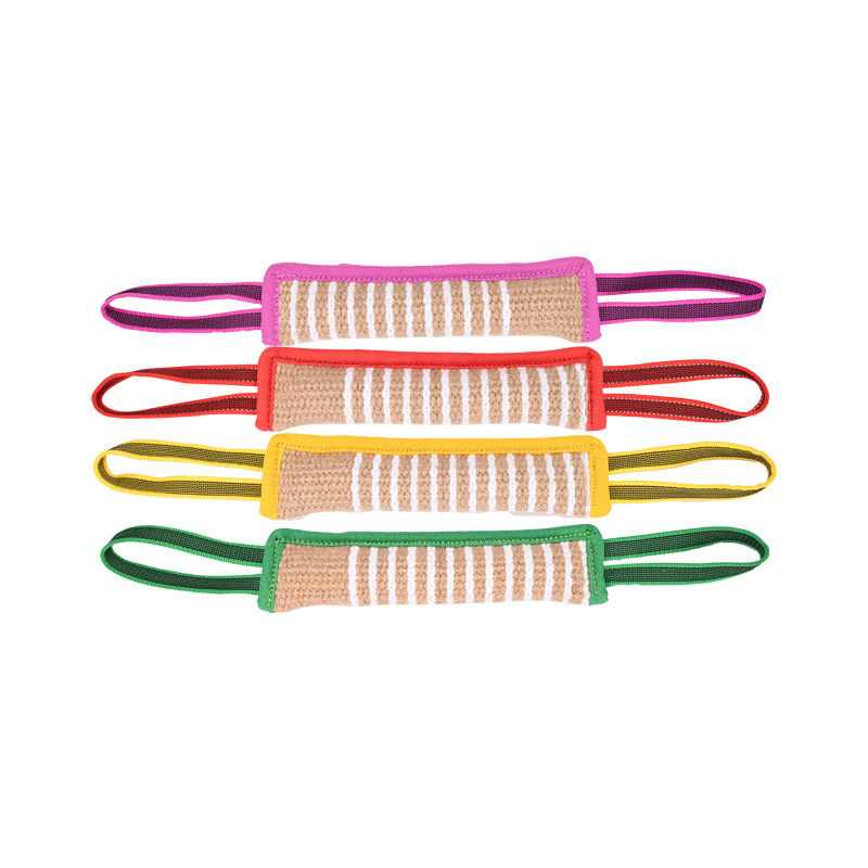 Thickened Jute Dog Chew Sticks Durable Pull Sticks Dog Chew Toys Pet Supplies Target Chew Bags_voghion.com