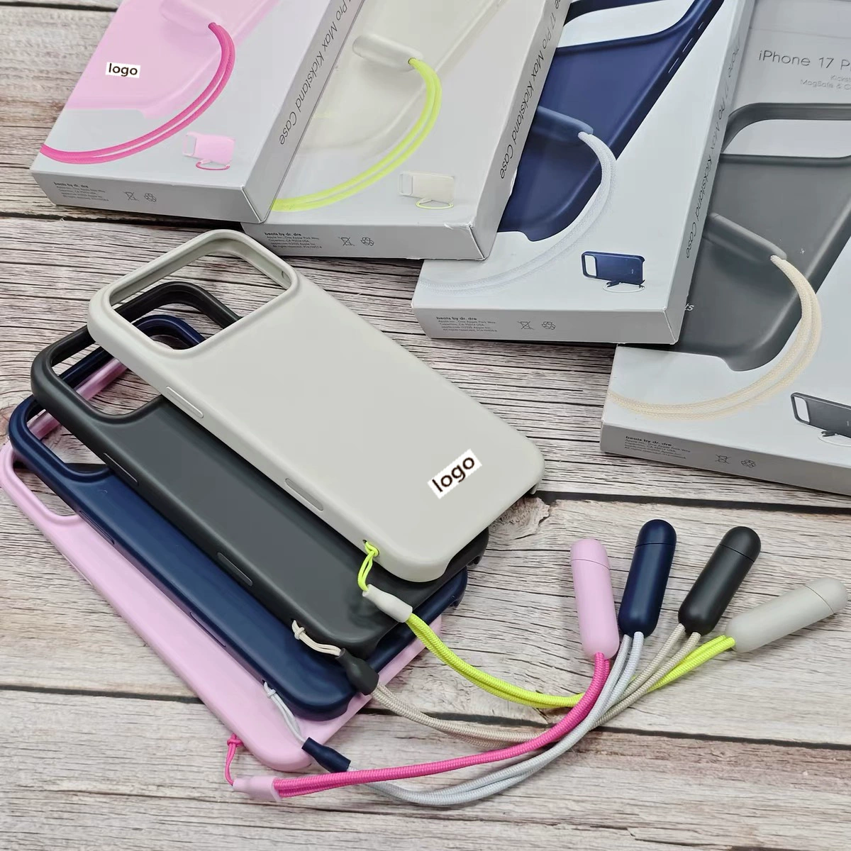 Compatible phone case, iphone 17, matte strap, tubing, 17 pro max