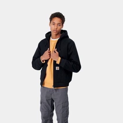 S Cross-Border Exclusive Supply of Carhartt Sweatshirts, Trendy Brand, Fashionable Men's Sports Casual Zip-Up Hooded Sweatshirt Jacket