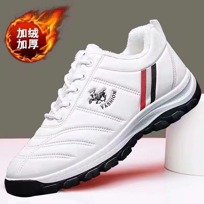 Men's Casual Shoes 2025 New Trendy Cross-Border Men's Casual Shoes Leather Men's Sneakers