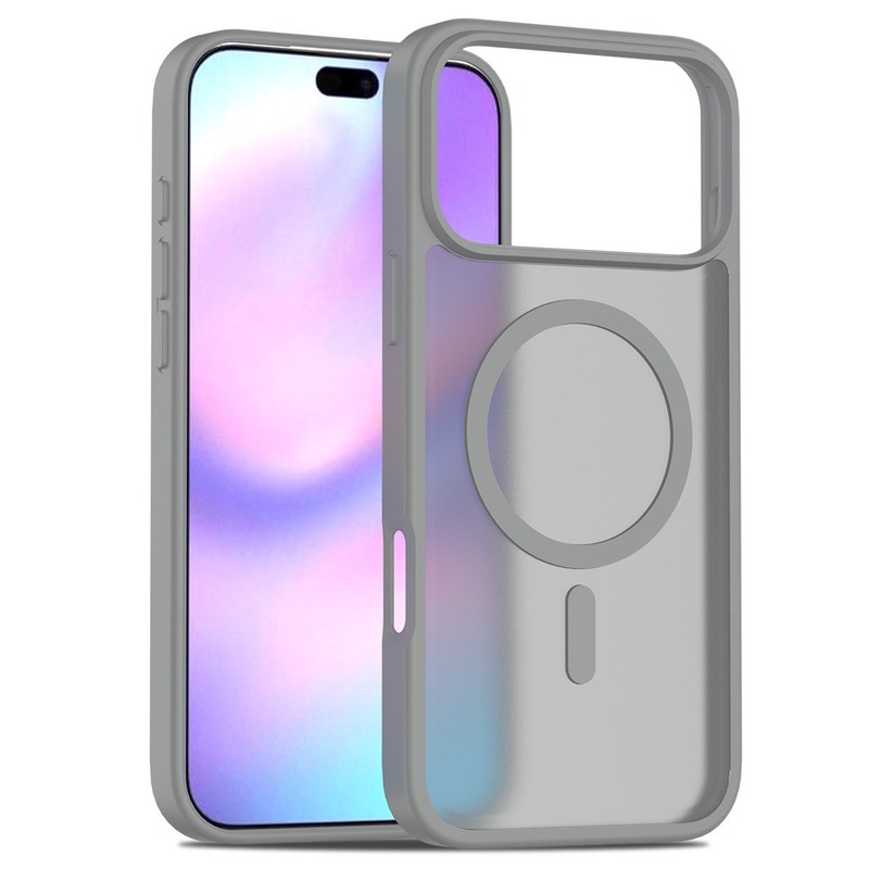 适用iPhone17ProMax磁吸手机壳苹果16E半透明15磨砂14P高品质级感|undefined