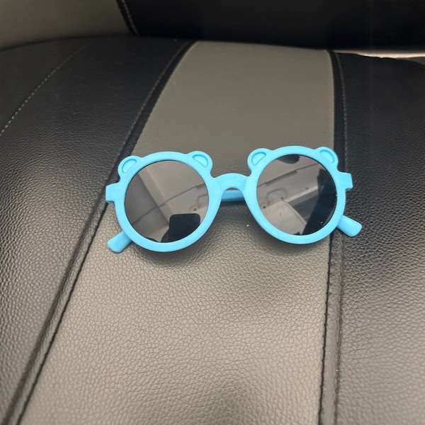 Children's fashionable cute matte sunglasses