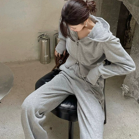 Ранняя осень Спортивная одежда оптом Модный костюм из двух частей Женский осень и зима 2023 Новый розовый свитер Повседневные брюки Модные