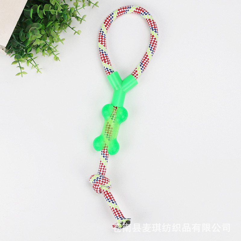 Juguetes de cuerda de algodón para mascotas personalizados de Amazon al por mayor para perros pequeños y medianos