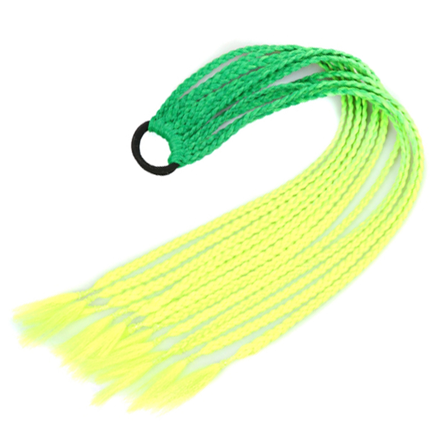 Inventario al por mayor colorido trenzas de tres hebras africanas trenzas sucias trenzas de caballo recogidas en stock Inventario