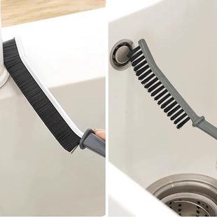Bathroom long handle long gap brush bathroom kitchen tile gap small brush window cleaning brush hard brush