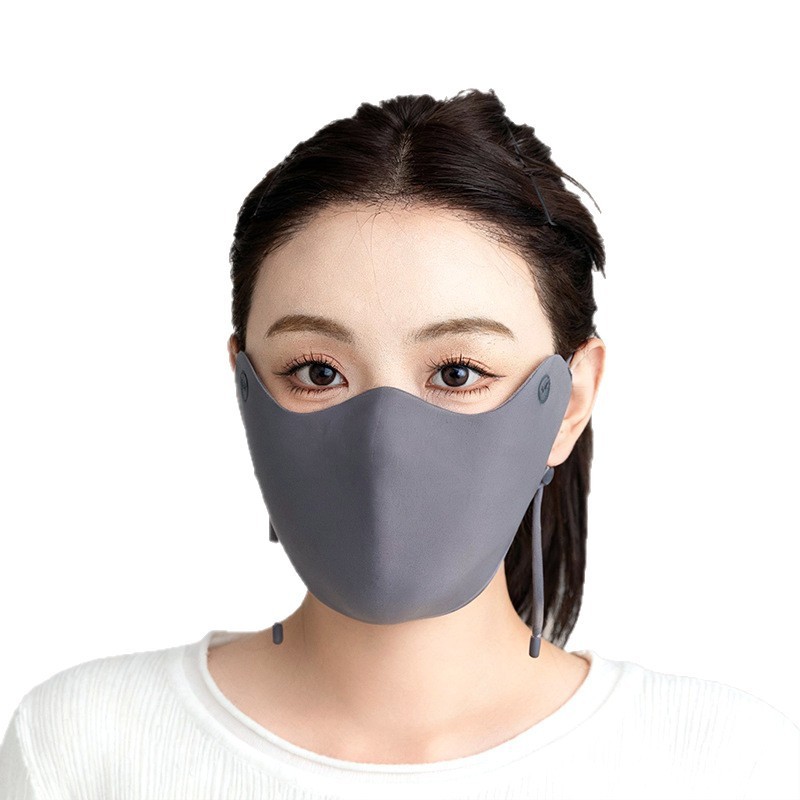 秋冬粉色女保暖口罩新品5D立体海绵口罩骑行保暖防风防冻透气面罩|undefined