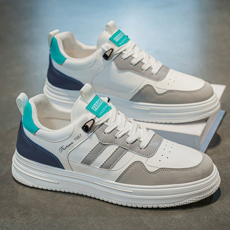 Мужская обувь новая 2025 летняя дышащая маленькая белая обувь Майрад тренд дикая мягкая подошва легкая повседневная спортивная обувь