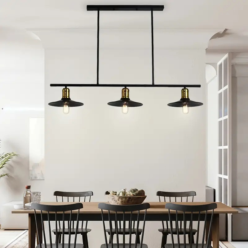 Lámparas Zhongshan retro americanas lámpara de techo iluminación candelabro de hierro forjado candelabro de comedor candelabro de la sala de estar