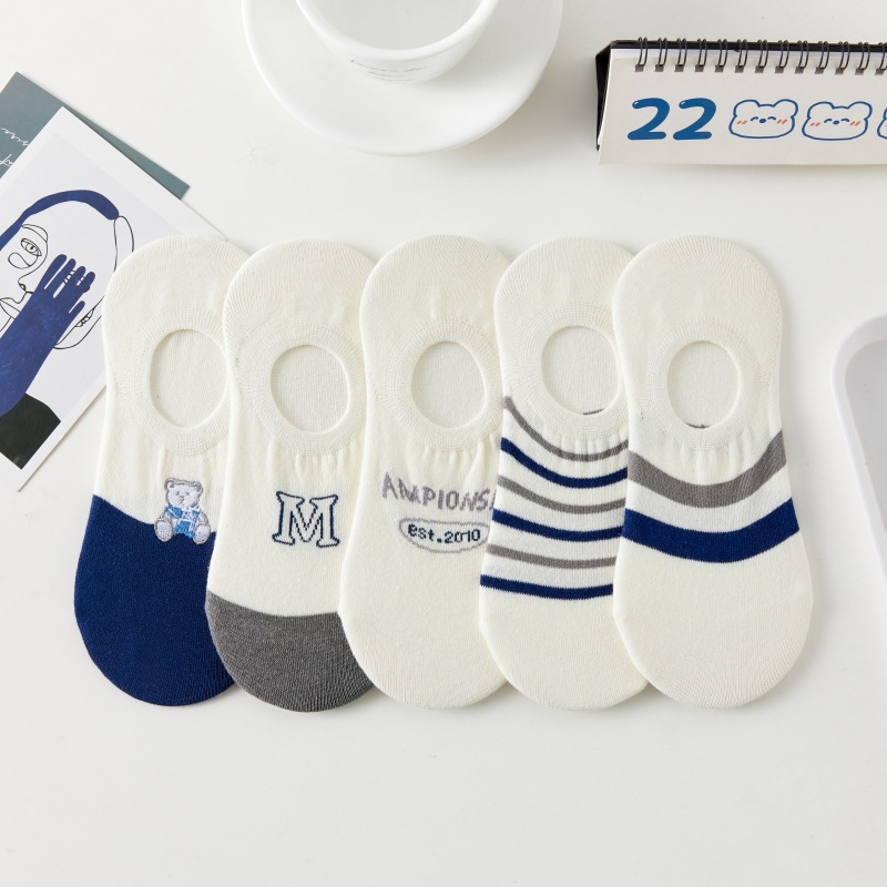 Calcetines de estilo coreano para mujer, calcetines finos de verano para mujer, boca baja, calcetines de barco japoneses de corte bajo, calcetines invisibles de protección para mujeres