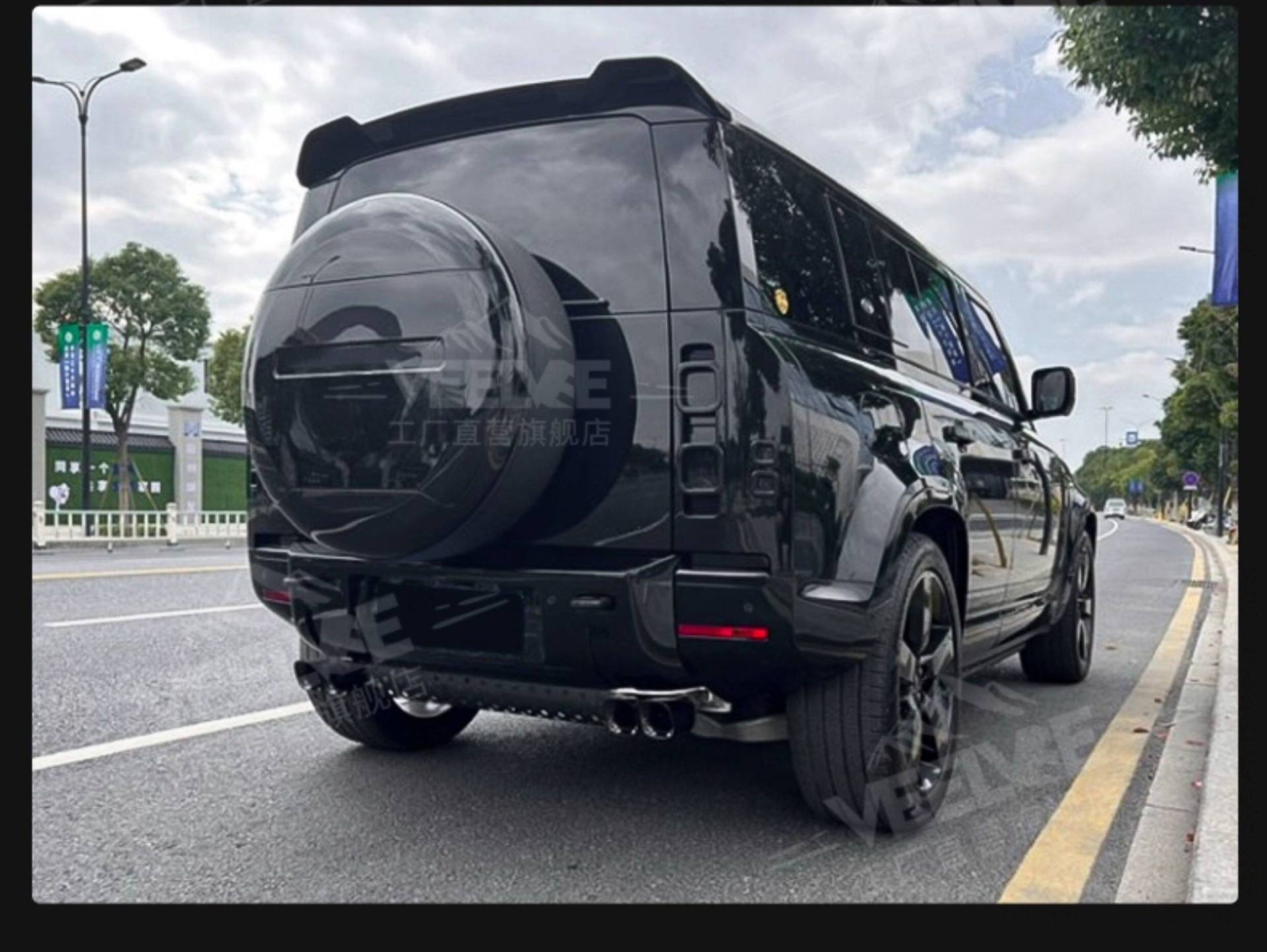 Suitable for Land Rover New Defender Spare Tire Cover, Special Rear Spare Tire Shell Protective Cover, Rear-Mounted Spare Tire Shell Protective Cover