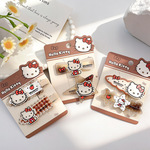 正版HelloKitty发夹女可爱卡通刘海夹边夹萌趣侧边发饰发卡儿童款