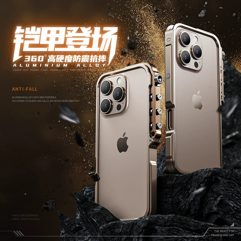 Apple, совместимый iPhone17 Pro, металлический чехол для телефона, защитный чехол, iphone, алюминиевый сплав, 16promax, защита осенью