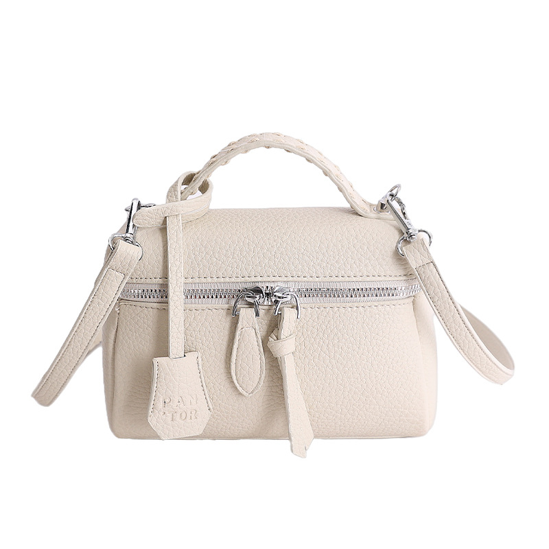 Bolso de mujer 2026 nueva tendencia texturizada bolso cuadrado transfronterizo simple versátil bolso retrógrado mochila de hombro