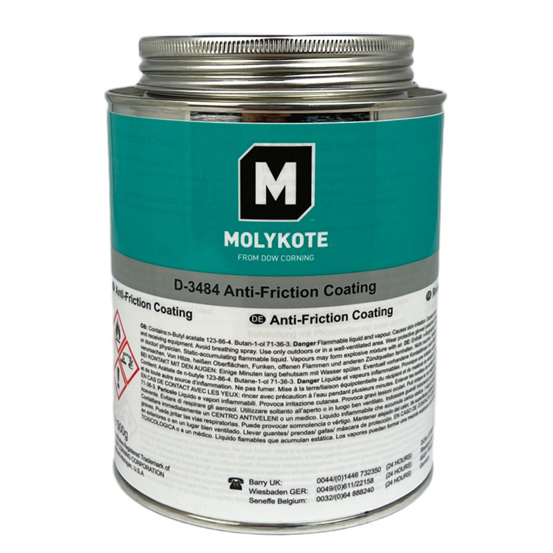 MOLYKOTE/Ħ���� �ܼ��ȹ̻�Ϳ�� D3484 �Һ�ɫ 500g 10��/�� ��