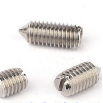 M5M6M8M10 304不锈钢一字尖端紧定螺钉 开槽无头螺丝机米顶丝GB71