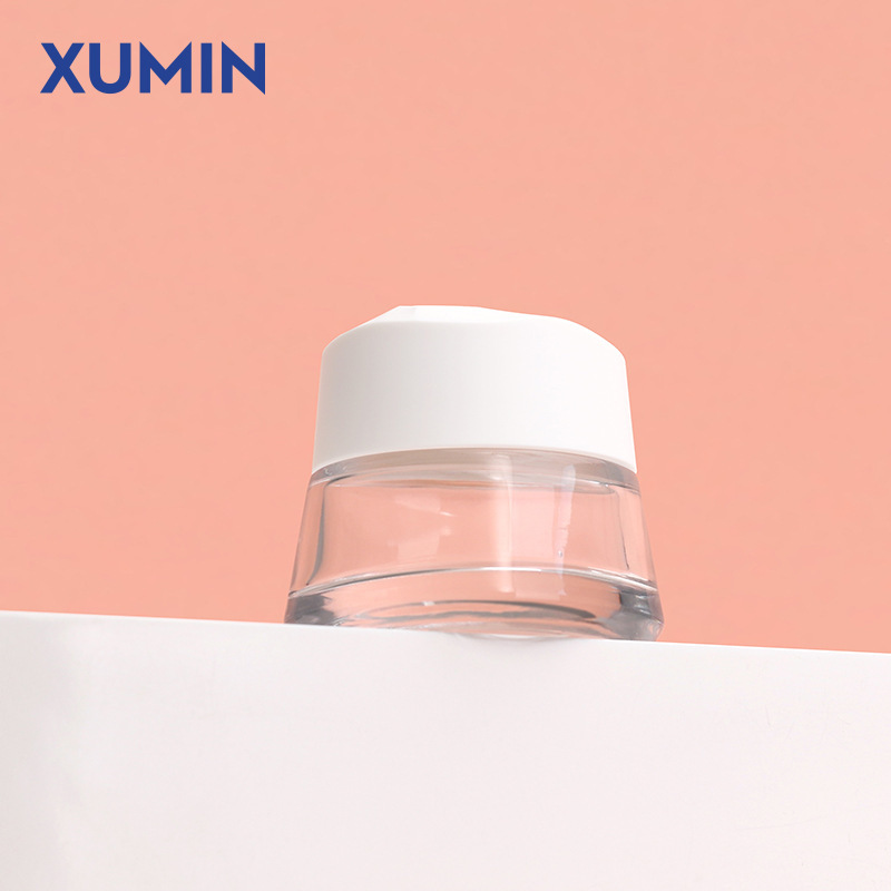 现货云海玻璃套装瓶50g透明膏霜罐 30ml乳液分装瓶50-100ml压泵瓶|undefined