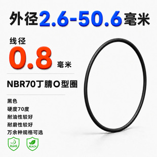 ����0.8�����⏽2.6-50.6����NBR70����O��Ȧ�ͱùܽ��^�ܷ�F؛