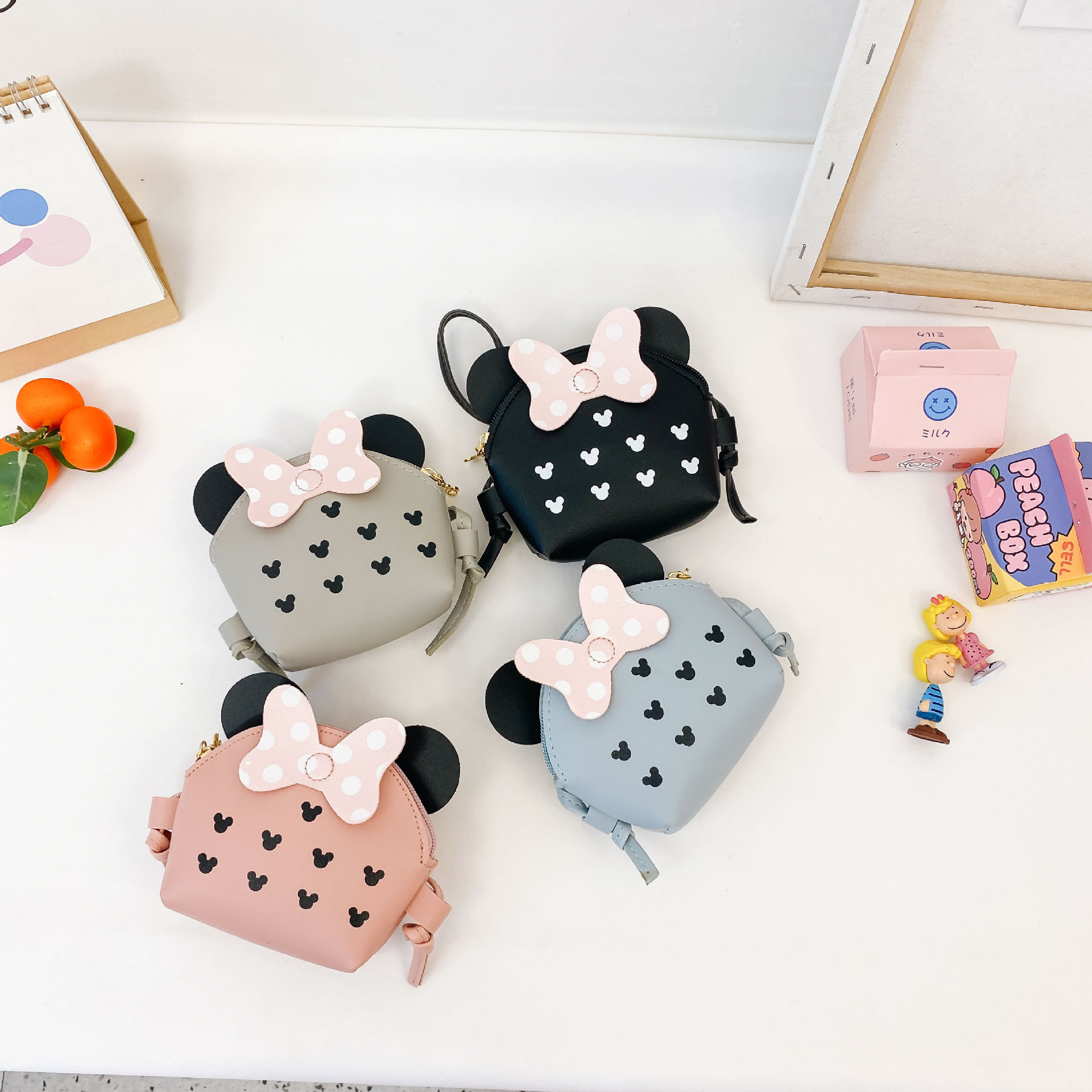 2024 Foreign Trade New Korean Fashion Children's Bag Crossbody Shoulder Bag Girls Princess Cute Cartoon Bag Mini Bag
