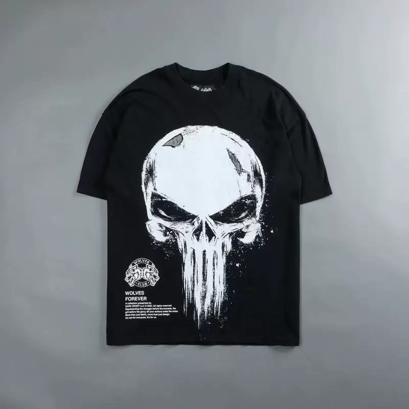 Модная спортивная футболка для зала, хлопок combed, с коротким рукавом, оверсайз