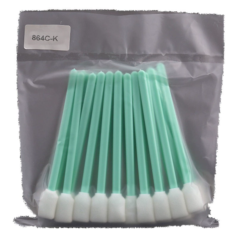 864C-K Губка для очистки без пыли Ватный тампон Односторонняя двухслойная протирочная палочка для струйного принтера Очистка чернильной головки