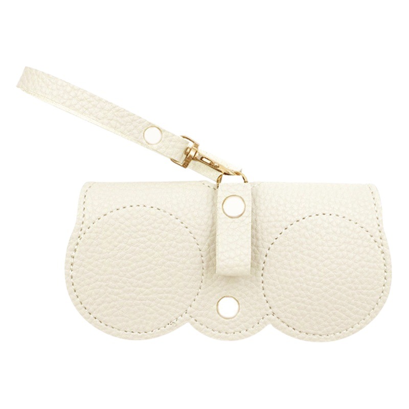 Gafas populares bolsa de almacenamiento portátil gafas de sol cubierta protectora colgante bolsa de gafas para viajar de moda y simple